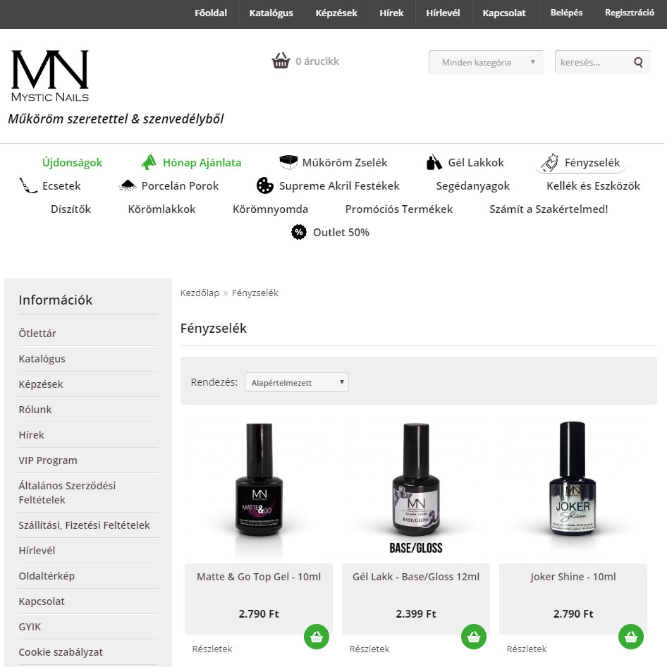 Mystic Nails Webshop